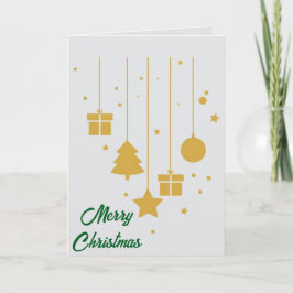 Make It Yours: Custom Folded Christmas Card カード
