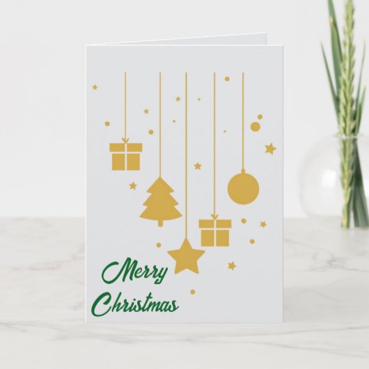 Make It Yours: Custom Folded Christmas Card カード (正面)