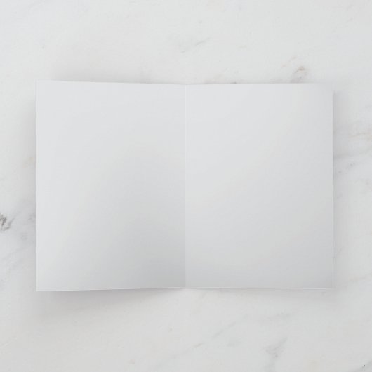 Make It Yours: Custom Folded Christmas Card カード (内部)