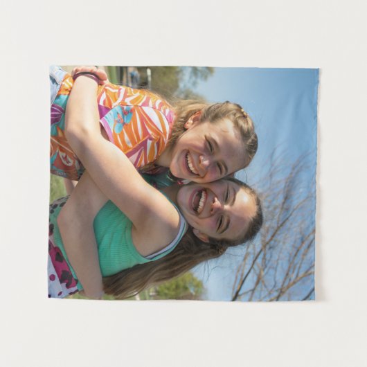 Make It Yours Custom Image Wall Tapestry タペストリー (正面(横))