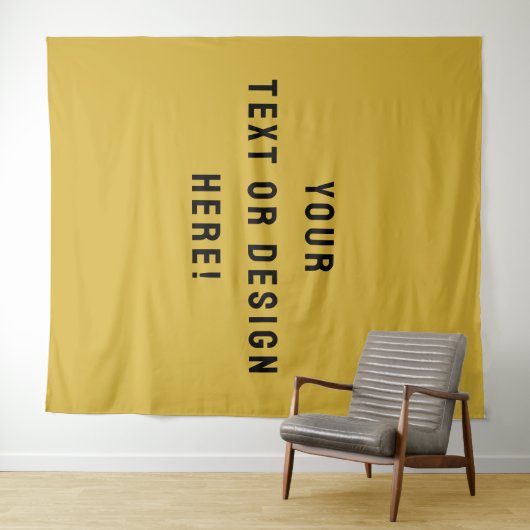 Make It Yours – Custom Metallic Gold Tapestry タペストリー (インサイチュ(横))