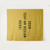 Make It Yours – Custom Metallic Gold Tapestry タペストリー (正面(横))