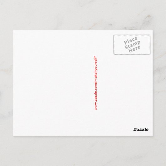 Make It Yourseはがき招待状 ポストカード (裏面)