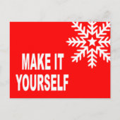Make It Yourseはがき招待状 ポストカード (正面)