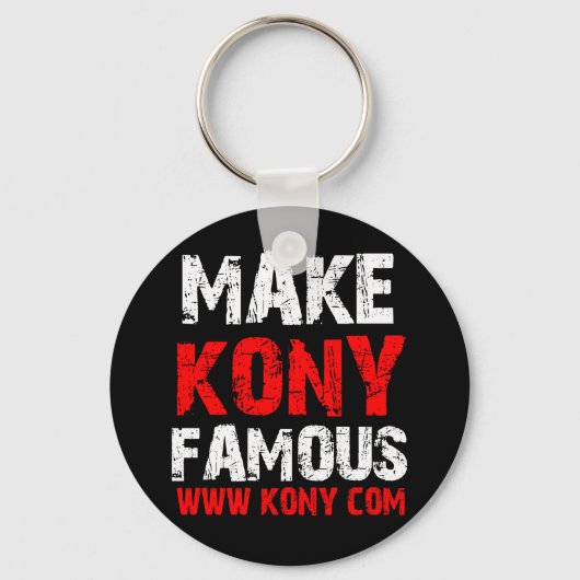 Make Kony Famous - Kony 2012 キーホルダー (正面)