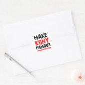 Make Kony Famous - Kony 2012 ラウンドシール (封筒)