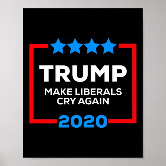 Make Liberals Cry Again Funny Pro Trump 4th Of Jul ポスター (正面)