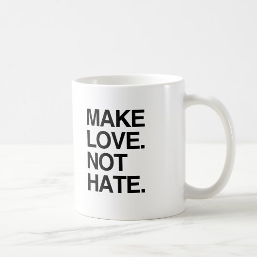 MAKE LOVE NOT HATE.png コーヒーマグカップ (右)