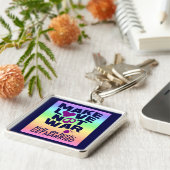 Make Love Not Warキーチェーン キーホルダー (側面)