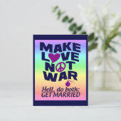 Make Love Not War カスタムポスター (スタンド正面)