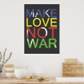 Make Love Not War ポスター (キッチン)