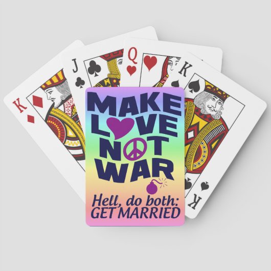 Make Love Not War 遊's card トランプ (裏面)