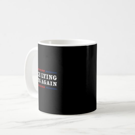 Make Lying Wrong Again Anti Trump  コーヒーマグカップ (正面左)