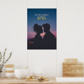 Make Me Better Romantic Love Couple引用文ポスター ポスター (キッチン)