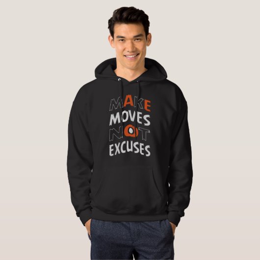 MAKE MOVES men's hoodies パーカ (正面フル)