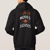 MAKE MOVES men's hoodies パーカ (裏面)