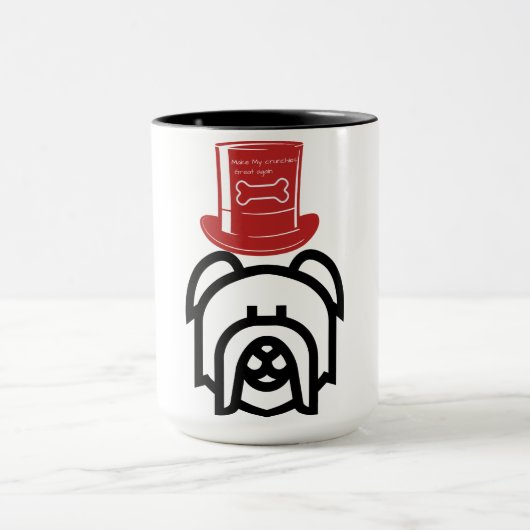 Make my crunchies great again coffee mug  マグカップ (中央)