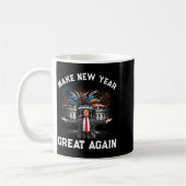 Make New Year Great Again Happy New Years Eve Day  コーヒーマグカップ (左)