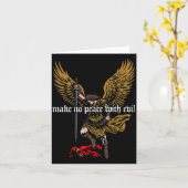 Make No Peace With Evil Archangel Michael Design ( カード (黄色い花)
