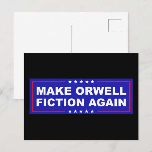 Make Orwell Fiction Again ポストカード (正面/裏面)
