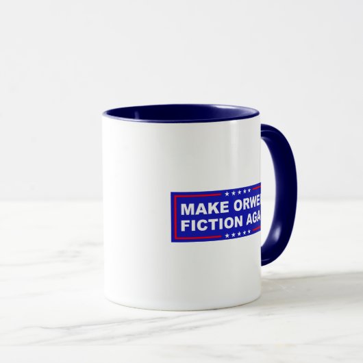 Make Orwell Fiction Again マグカップ (正面右)