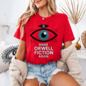 Make Orwell Fiction Again 1984 Retro Evil Eye  Tシャツ