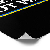 Make Peace Not War - Stand With Ukraine  ポスター (角)