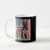 Make Pets Safe Again Trump Cats For Trump Mega コーヒーマグカップ (左)