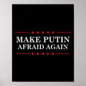 Make Putin Afraid Again - Support Ukraine And Stop ポスター (正面)
