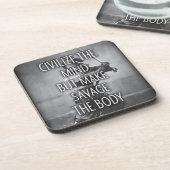 Make Savage The体 – トレーニングやる気を起こさせる コースター (左側)