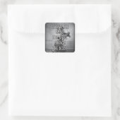 Make Savage The体 – トレーニングやる気を起こさせる スクエアシール (バッグ)