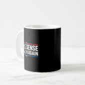 Make Sense Common Again コーヒーマグカップ (正面左)