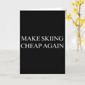 Make Skiing Cheap Again  カード (黄色い花)
