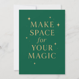 Make Space for Your Magic 招待状
