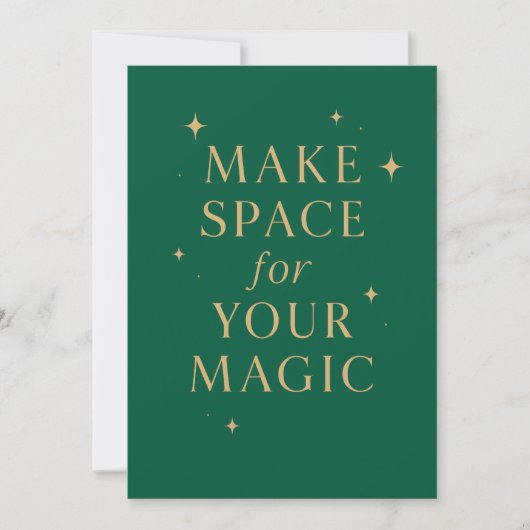 Make Space for Your Magic 招待状 (正面)