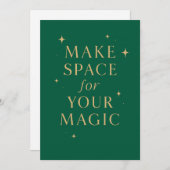 Make Space for Your Magic 招待状 (正面/裏面)