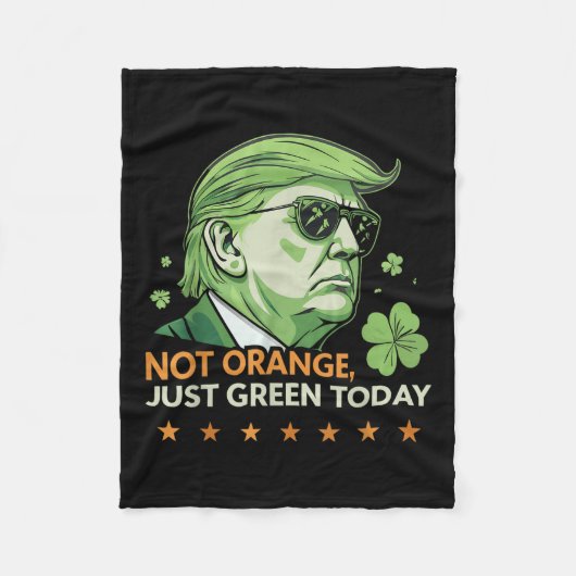 Make St. Paddy's 素晴らし Again - おもしろい Trump & フリースブランケット (正面)