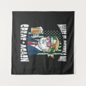 Make St Patricks Day Great Again Saint Paddys タペストリー (正面(横))