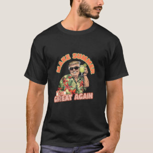 Make Summer 2024再素晴らし度Donald Trump Vacation Tシャツ