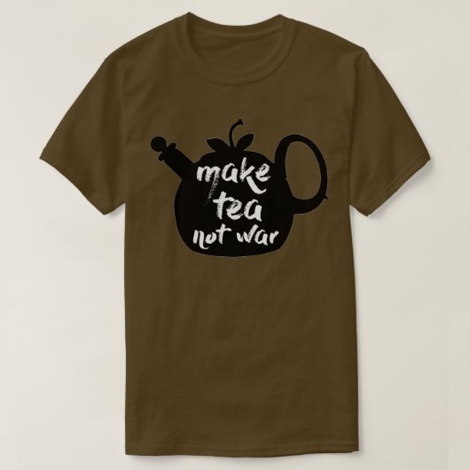 Make Tea Not War Kettle Tシャツ (デザイン正面)