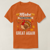 Make thanksgiving great again thanksgiving 2021 tシャツ (デザイン正面)
