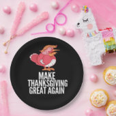 Make Thanksgiving Great Again Trumpkin – Basic Pum ペーパープレート (パーティー)