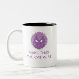 Make that the cat wise ツートーンマグカップ