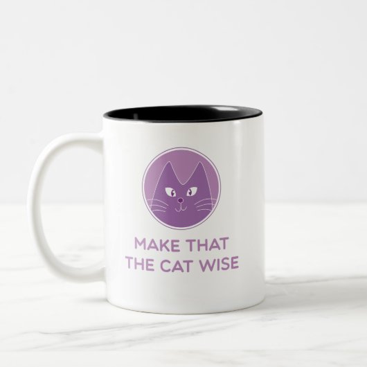 Make that the cat wise ツートーンマグカップ (左)
