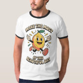 Make the Most – Lemon Power Men's Tシャツ (正面)