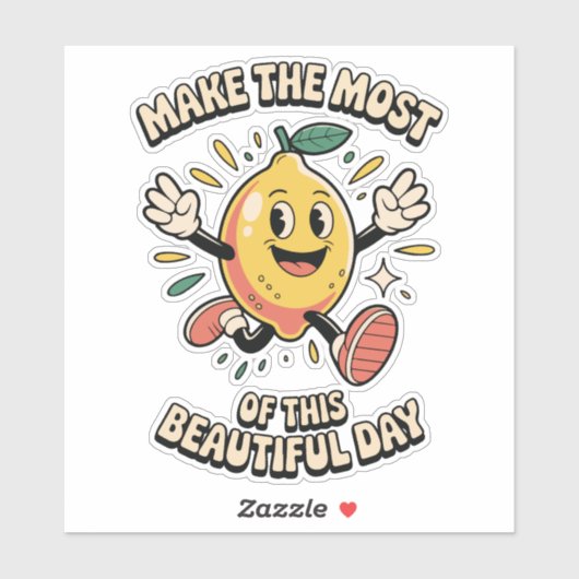  Make the Most – Lemon Vinyl Sticker シール (シート)