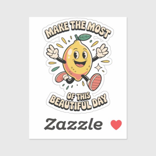  Make the Most – Lemon Vinyl Sticker シール (シート)