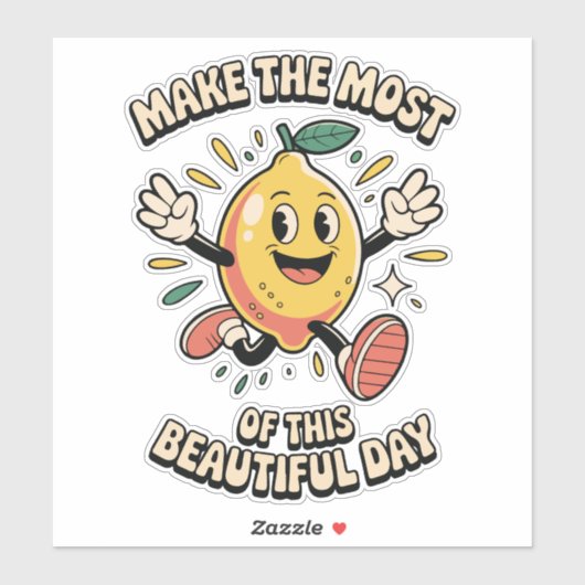  Make the Most – Lemon Vinyl Sticker シール (シート)