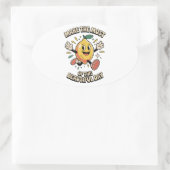 Make the Most – Lemon Vinyl Sticker 楕円形シール (バッグ)