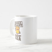 Make Toast not War コーヒーマグカップ (正面左)